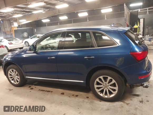 2015 Audi Q5 Premium Plus with VIN WA1LFAFP7FA100390, listed as a IAAI auction lot 42594842 with 110,349 mi miles and . Bid and sale history available at DreamBid. Image 14.