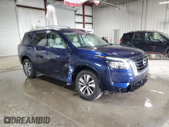 2022 Nissan Pathfinder SL z VIN 5N1DR3CA4NC274168, wystawiony jako Copart lot #83111854 z przebiegiem 29 830 mil mil oraz Szkoda całkowita • Salvage title. Historia ofert i sprzedaży dostępna na DreamBid. Obrazek 4.