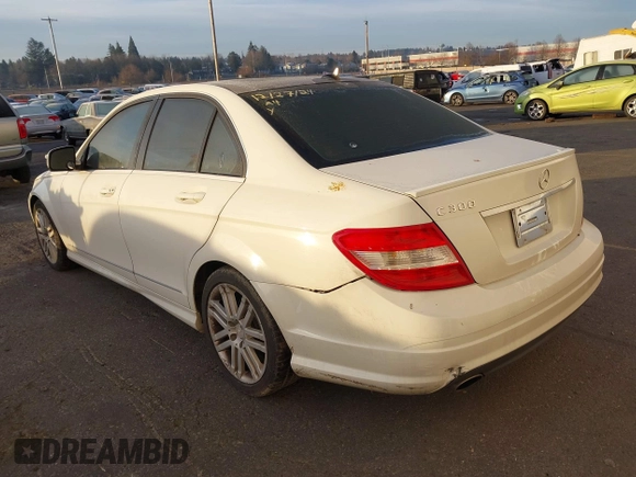 2008 Mercedes-Benz C 300 Sport with VIN WDDGF54X98R013277, listed as a IAAI auction lot 41399102 with 159,624 mi miles and . Bid and sale history available at DreamBid. Image 3.