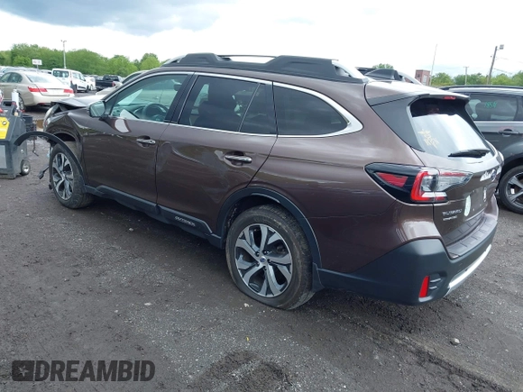 2022 Subaru Outback Touring XT with VIN 4S4BTGPD8N3104545, listed as a IAAI auction lot 42340546 with 24,930 mi miles and . Bid and sale history available at DreamBid. Image 3.