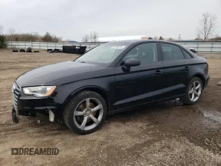2015 Audi A3 Premium with VIN WAUACGFF5F1011141, listed as a Copart auction lot 52020315 with 96,891 mi miles and Salvage title. Bid and sale history available at DreamBid. Image 1.