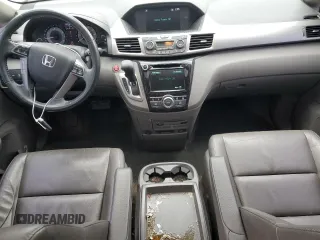 2017 Honda Odyssey EX-L with VIN 5FNRL5H61HB005497, listed as a Copart auction lot 50455795 with 102,046 mi miles and Salvage Title. Bid and sale history available at DreamBid. Image 8.