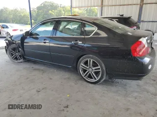 2007 Infiniti M45 Sdn with VIN JNKBY01E27M403913, listed as a Copart auction lot 65448104 with 179,921 mi miles and Salvage Title. Bid and sale history available at carsss.com. Image 2.