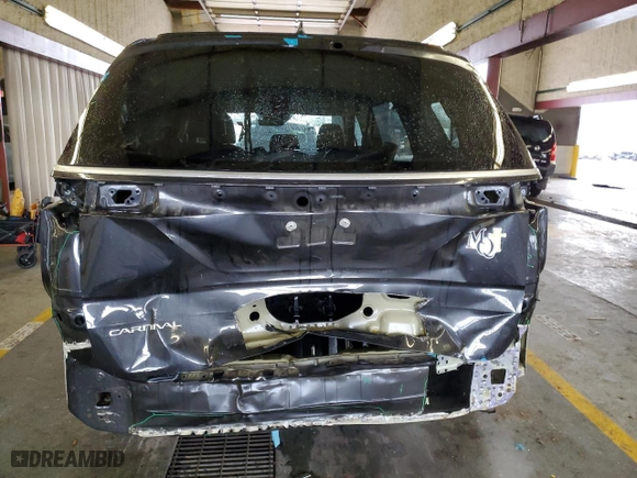 2023 Kia Carnival LX with VIN KNDNB4H34P6275139, listed as a Copart auction lot 43336085 with 37,986 mi miles and Salvage Title. Bid and sale history available at carsss.com. Image 6.