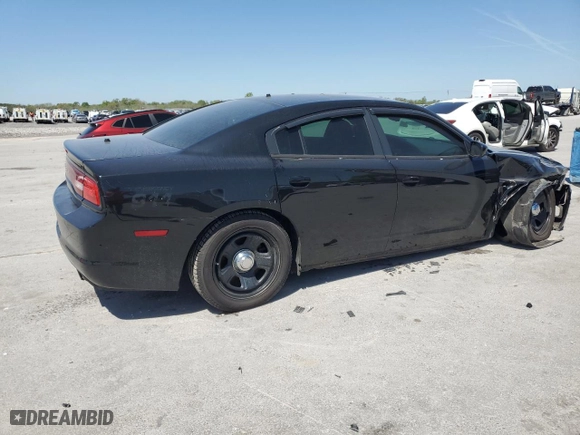 2014 Dodge Charger Police with VIN 2C3CDXAG3EH207883, listed as a Copart auction lot 52554715 with 153,109 mi miles and Salvage Title. Bid and sale history available at carsss.com. Image 3.