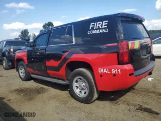 2017 Chevrolet Tahoe Commercial with VIN 1GNSKFEC8HR357661, listed as a Copart auction lot 73394694 with 53,839 mi miles and Salvage Title. Bid and sale history available at carsss.com. Image 2.
