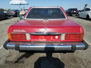 1987 Mercedes-Benz 560 SL z VIN WDBBA48D3HA066423, wystawiony jako Copart lot #57629115 z przebiegiem 75 756 mil mil oraz Tytuł czysty. Historia ofert i sprzedaży dostępna na DreamBid. Obrazek 6.