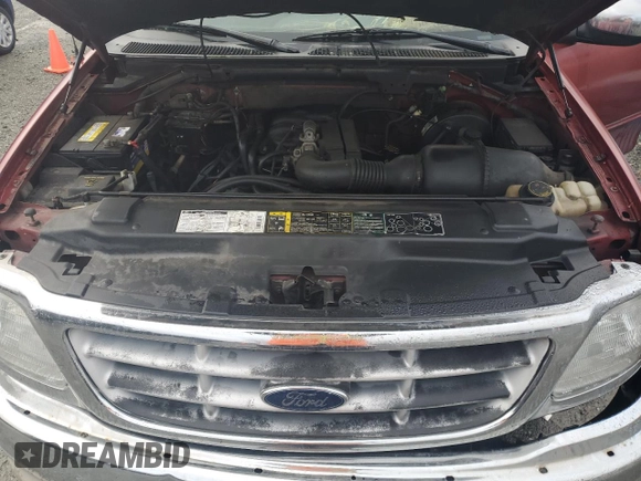 2002 Ford F-150 XL with VIN 2FTRX17262CA25366, listed as a Copart auction lot 48601465 with 291,531 mi miles and Clean Title. Bid and sale history available at carsss.com. Image 11.