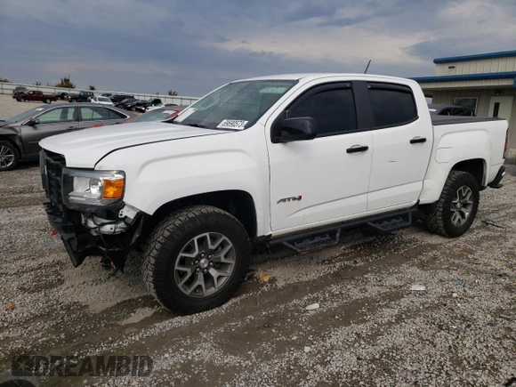 2022 GMC Canyon 4WD AT4 w/Cloth with VIN 1GTG6FEN7N1101395, listed as a Copart auction lot 69690573 with 41,080 mi miles. Bid and sale history available at carsss.com. Image 1.