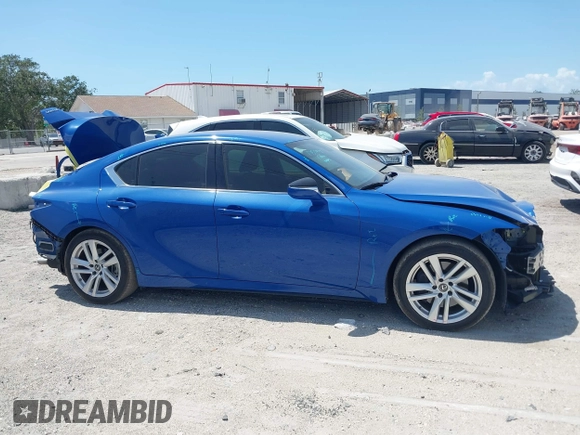 2021 Lexus IS 300 with VIN JTHAA1D20M5115188, listed as a IAAI auction lot 42171919 with 42,965 mi miles and . Bid and sale history available at DreamBid. Image 14.