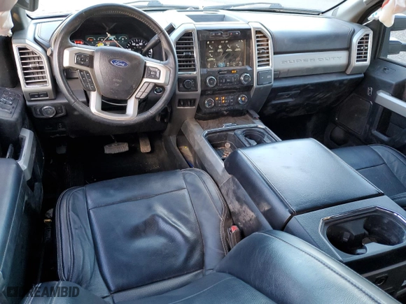 2017 Ford Super Duty F-250 SRW Lariat with VIN 1FT7W2BT6HED66561, listed as a Copart auction lot 48347885 with 93,412 mi miles and Salvage Title. Bid and sale history available at carsss.com. Image 8.