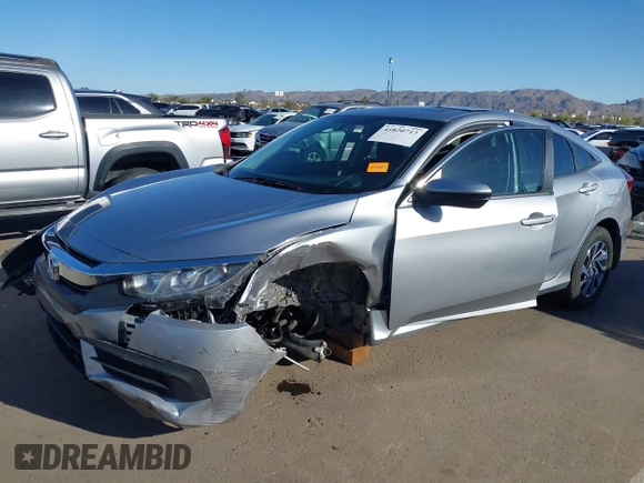 2017 Honda Civic Sedan EX with VIN 19XFC2F7XHE067063, listed as a IAAI auction lot 41820713 with 74,592 mi miles. Bid and sale history available at carsss.com. Image 6.