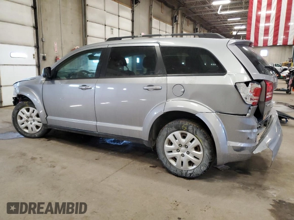 2018 Dodge Journey SE with VIN 3C4PDCAB3JT416567, listed as a Copart auction lot 45307745 with 108,487 mi miles and Salvage Title. Bid and sale history available at carsss.com. Image 2.