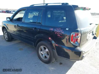 2007 Honda Pilot EX-L with VIN 5FNYF28557B003291, listed as a IAAI auction lot 41812795 with 191,493 mi miles. Bid and sale history available at carsss.com. Image 3.