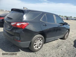 2020 Chevrolet Equinox LS with VIN 2GNAXHEVXL6117462, listed as a Copart auction lot 52993595 with 107,904 mi miles and Salvage Title. Bid and sale history available at carsss.com. Image 3.
