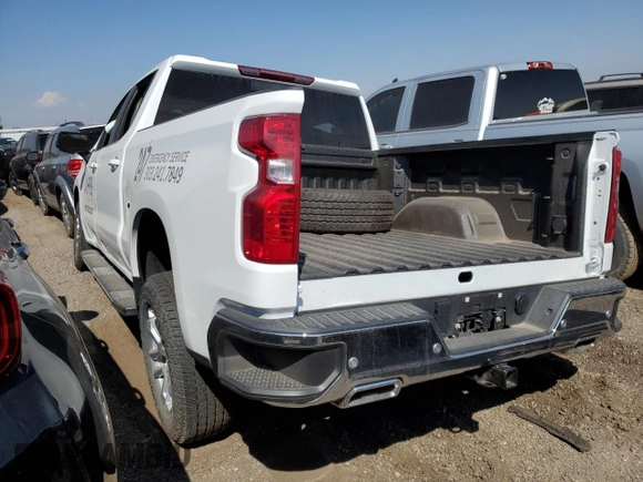 2024 Chevrolet Silverado 1500 LT with VIN 1GCUDDE88RZ153763, listed as a Copart auction lot 64934934 with 0 mi miles and Salvage Title. Bid and sale history available at carsss.com. Image 2.