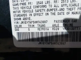 2017 Infiniti Q50 Premium с VIN JN1EV7AP5HM743997, выставлен на аукционе IAAI как лот 41751711 с пробегом 109 321 миль миль и . История ставок и продаж доступна на DreamBid. Изображение 9.