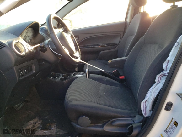2019 Mitsubishi Mirage G4 SE with VIN ML32F4FJ2KHF08642, listed as a Copart auction lot 74317394 with 105,272 mi miles and Salvage Title. Bid and sale history available at carsss.com. Image 7.