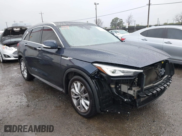 2019 Infiniti QX50 Essential z VIN 3PCAJ5M35KF134266, wystawiony jako IAAI lot #41514669 z przebiegiem 126 418 mil mil oraz . Historia ofert i sprzedaży dostępna na DreamBid. Obrazek 1.
