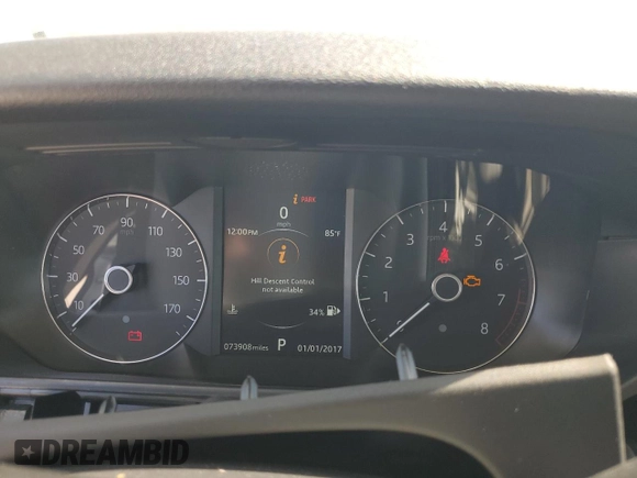 2019 Land Rover Range Rover Velar with VIN SALYA2EX1KA792733, listed as a Copart auction lot 52581815 with 73,908 mi miles and Clean Title. Bid and sale history available at DreamBid. Image 9.