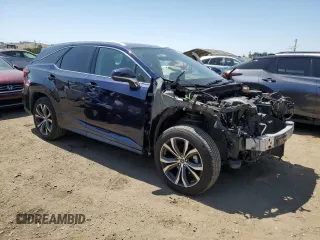 2020 Lexus RX 350L with VIN JTJHZKFA1L2021675, listed as a Copart auction lot 62547055 with 86,461 mi miles and Salvage title. Bid and sale history available at DreamBid. Image 4.