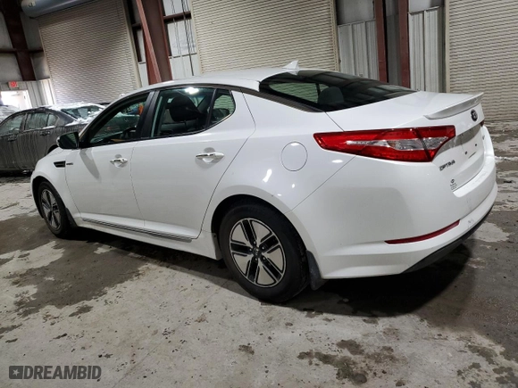 2013 Kia Optima Hybrid EX with VIN KNAGM4AD3D5042762, listed as a Copart auction lot 41748295 with NaN miles and Salvage Title. Bid and sale history available at carsss.com. Image 2.