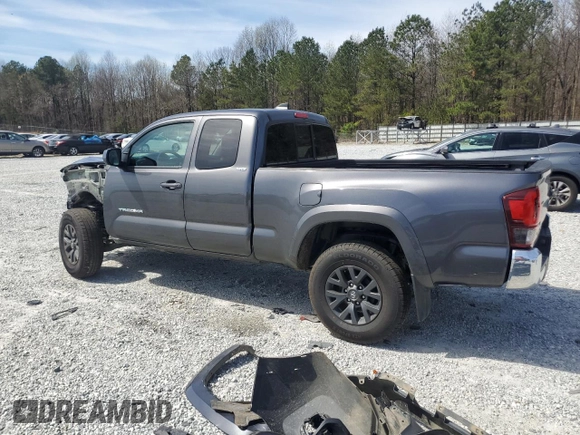 2022 Toyota Tacoma SR with VIN 3TYSX5EN4NT016636, listed as a Copart auction lot 49830005 with 42,357 mi miles and Salvage title. Bid and sale history available at DreamBid. Image 2.