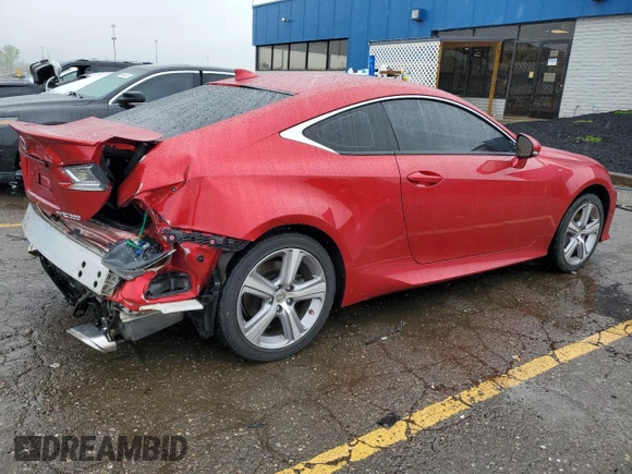 2016 Lexus RC 300 F Sport z VIN JTHSM5BC7G5001224, wystawiony jako Copart lot #56497535 z przebiegiem 95 220 mil mil oraz Czysty tytuł • Clean title. Historia ofert i sprzedaży dostępna na DreamBid. Obrazek 3.