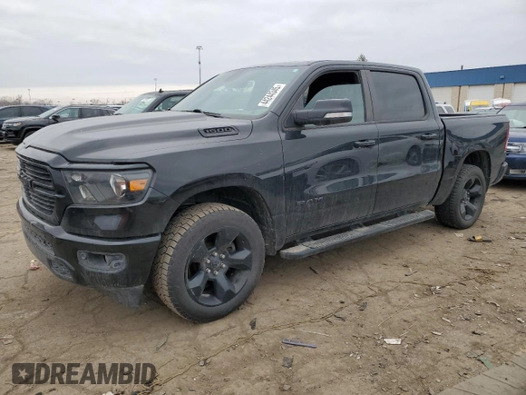 2019 Ram 1500 Big Horn/Lone Star with VIN 1C6RRFFG1KN888355, listed as a Copart auction lot 44244345 with 68,917 mi miles and Clean Title. Bid and sale history available at carsss.com. Image 1.