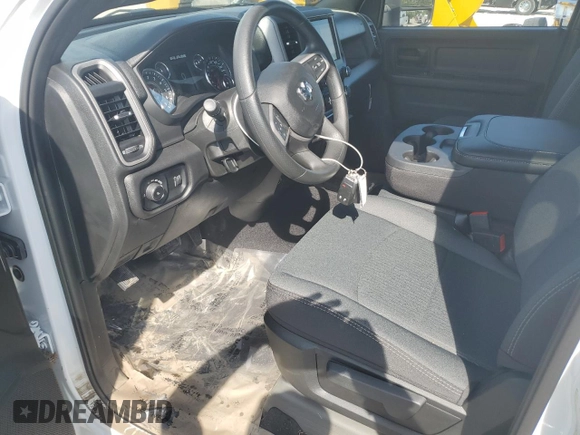 2024 Ram 2500 Tradesman with VIN 3C6UR5CJ9RG287881, listed as a Copart auction lot 68362774 with 19 mi miles and Salvage Title. Bid and sale history available at carsss.com. Image 7.