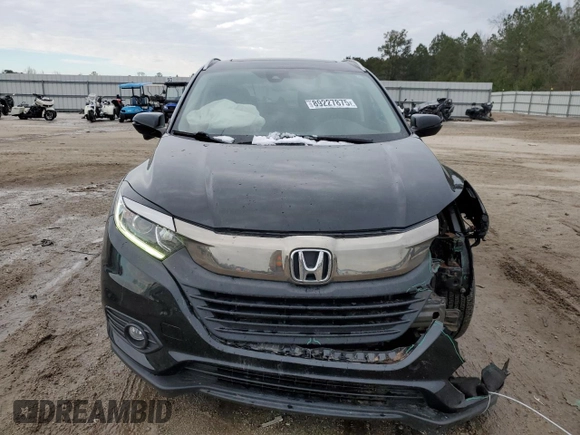 2022 Honda HR-V EX with VIN 3CZRU6H58NM747889, listed as a Copart auction lot 89227875 with 70,318 mi miles and Salvage Title. Bid and sale history available at carsss.com. Image 5.