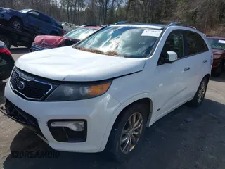 2011 Kia Sorento SX with VIN 5XYKWDA28BG149350, listed as a IAAI auction lot 41738960 with 190,218 mi miles. Bid and sale history available at carsss.com. Image 2.