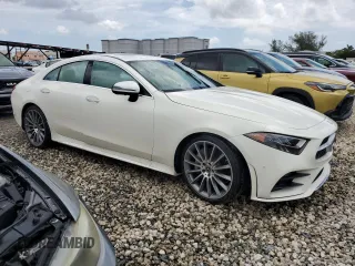 2021 Mercedes-Benz CLS with VIN W1K2J5JB9MA085901, listed as a Copart auction lot 59283154 with 0 mi miles and Non Repairable. Bid and sale history available at carsss.com. Image 4.