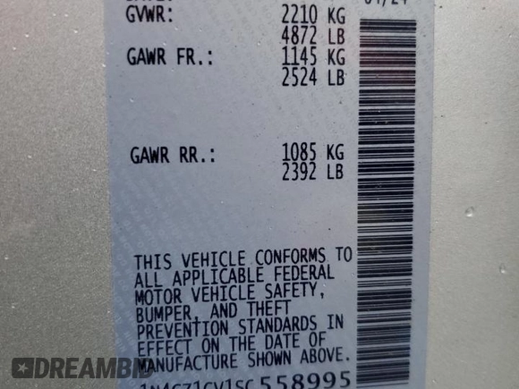 2025 Nissan LEAF SV Plus with VIN 1N4CZ1CV1SC558995, listed as a Copart auction lot 41471515 with 361 mi miles and Salvage Title. Bid and sale history available at carsss.com. Image 13.