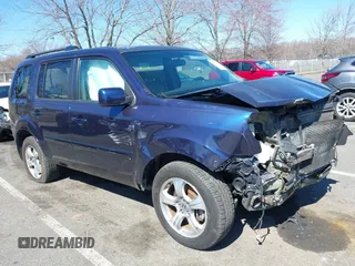 2013 Honda Pilot EX-L z VIN 5FNYF4H52DB018046, wystawiony jako IAAI lot #41859180 z przebiegiem 184 699 mil mil oraz . Historia ofert i sprzedaży dostępna na DreamBid. Obrazek 1.