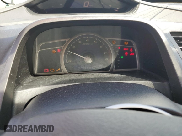 2010 Honda Civic LX with VIN 2HGFA1F57AH586100, listed as a Copart auction lot 50066965 with 192,401 mi miles and Salvage Title. Bid and sale history available at DreamBid. Image 9.