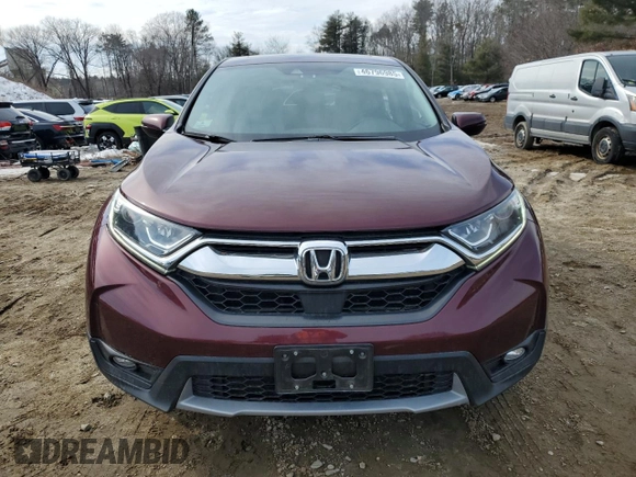 2018 Honda CR-V EX-L with VIN 7FARW2H89JE021822, listed as a Copart auction lot 46796985 with 74,809 mi miles and Salvage Title. Bid and sale history available at carsss.com. Image 5.