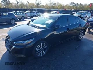 2024 Nissan Sentra SV with VIN 3N1AB8CV2RY301427, listed as a IAAI auction lot 41877651 with 46,471 mi miles. Bid and sale history available at carsss.com. Image 2.