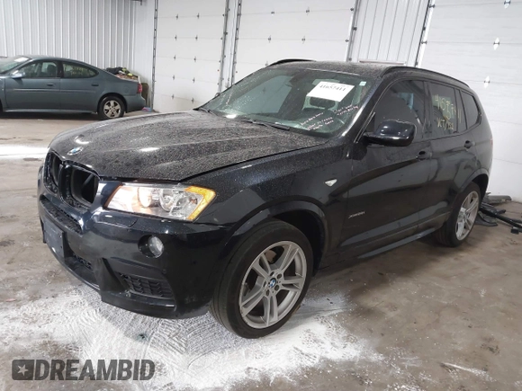 2014 BMW X3 xDrive28i z VIN 5UXWX9C55E0D32378, wystawiony jako IAAI lot #41657411 z przebiegiem 133 156 mil mil oraz . Historia ofert i sprzedaży dostępna na DreamBid. Obrazek 2.
