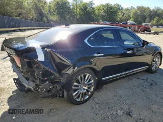 2016 Lexus LS 460 with VIN JTHBL5EF0G5141379, listed as a Copart auction lot 74665294 with 90,124 mi miles and Salvage title. Bid and sale history available at DreamBid. Image 3.