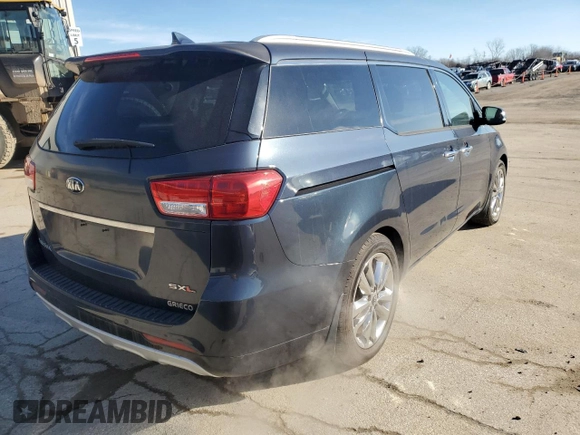 2015 Kia Sedona SX-L with VIN KNDME5C19F6026705, listed as a Copart auction lot 43650015 with 110,954 mi miles and Clean Title. Bid and sale history available at DreamBid. Image 3.