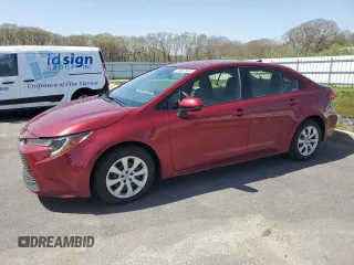 2022 Toyota Corolla LE with VIN JTDEPMAE2NJ219630, listed as a Copart auction lot 55104595 with 52,063 mi miles and Clean Title. Bid and sale history available at carsss.com. Image 1.