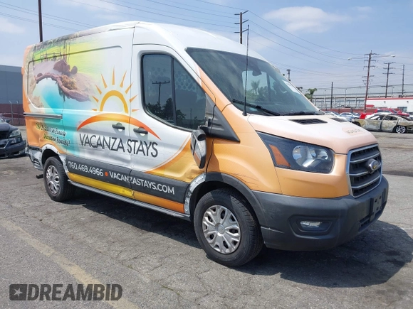 2020 Ford Transit z VIN 1FTYE1C89LKB18309, wystawiony jako IAAI lot #42086954 z przebiegiem 44 937 mil mil oraz . Historia ofert i sprzedaży dostępna na DreamBid. Obrazek 1.