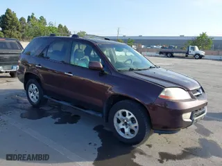 2001 Acura MDX Touring Pkg with VIN 2HNYD18851H541348, listed as a IAAI auction lot 42100858 with 320,332 mi miles. Bid and sale history available at carsss.com. Image 1.