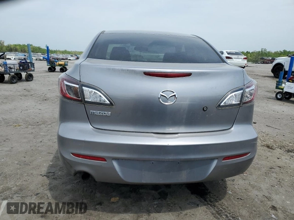 2013 Mazda 3 i SV with VIN JM1BL1TG5D1796307, listed as a Copart auction lot 54529955 with 89,558 mi miles and Salvage title. Bid and sale history available at DreamBid. Image 6.