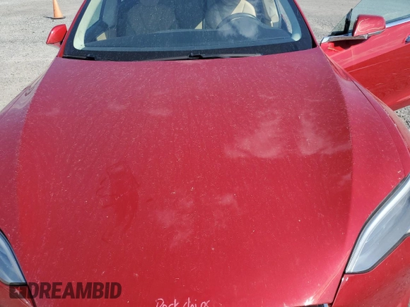 2017 Tesla Model S 100D with VIN 5YJSA1E25HF198612, listed as a Copart auction lot 50604795 with 78,129 mi miles and Salvage Title. Bid and sale history available at carsss.com. Image 11.