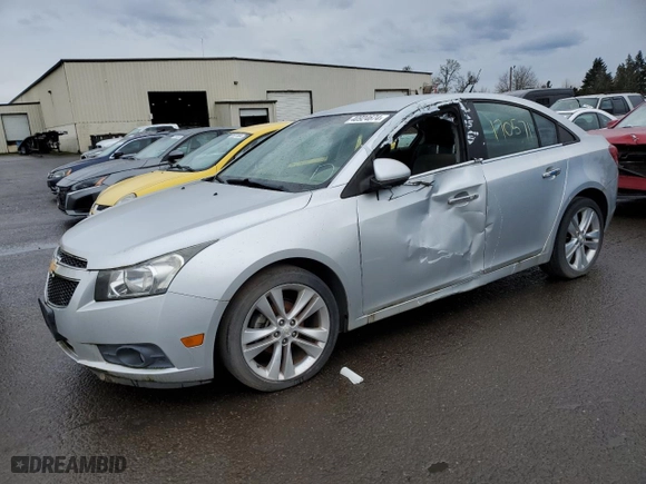 2012 Chevrolet Cruze LTZ with VIN 1G1PH5SC9C7293137, listed as a Copart auction lot 40924674 with 0 mi miles and Salvage Title. Bid and sale history available at carsss.com. Image 1.