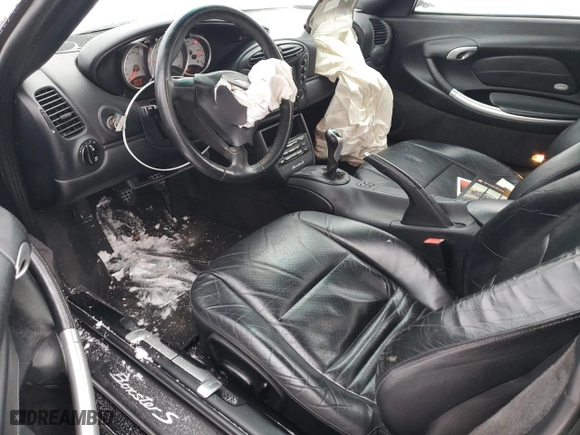 2000 Porsche Boxster S with VIN WP0CB2989YU662692, listed as a Copart auction lot 86123094 with 80,733 mi miles and Salvage Title. Bid and sale history available at carsss.com. Image 8.
