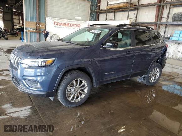 2022 Jeep Cherokee Latitude Lux with VIN 1C4PJMMX7ND518066, listed as a Copart auction lot 60487295 with 48,346 mi miles and Salvage title. Bid and sale history available at DreamBid. Image 1.