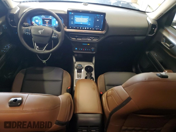 2025 Ford Bronco Sport Outer Banks with VIN 3FMCR9CN6SRE17295, listed as a Copart auction lot 55597115 with 338 mi miles and Salvage title. Bid and sale history available at DreamBid. Image 8.